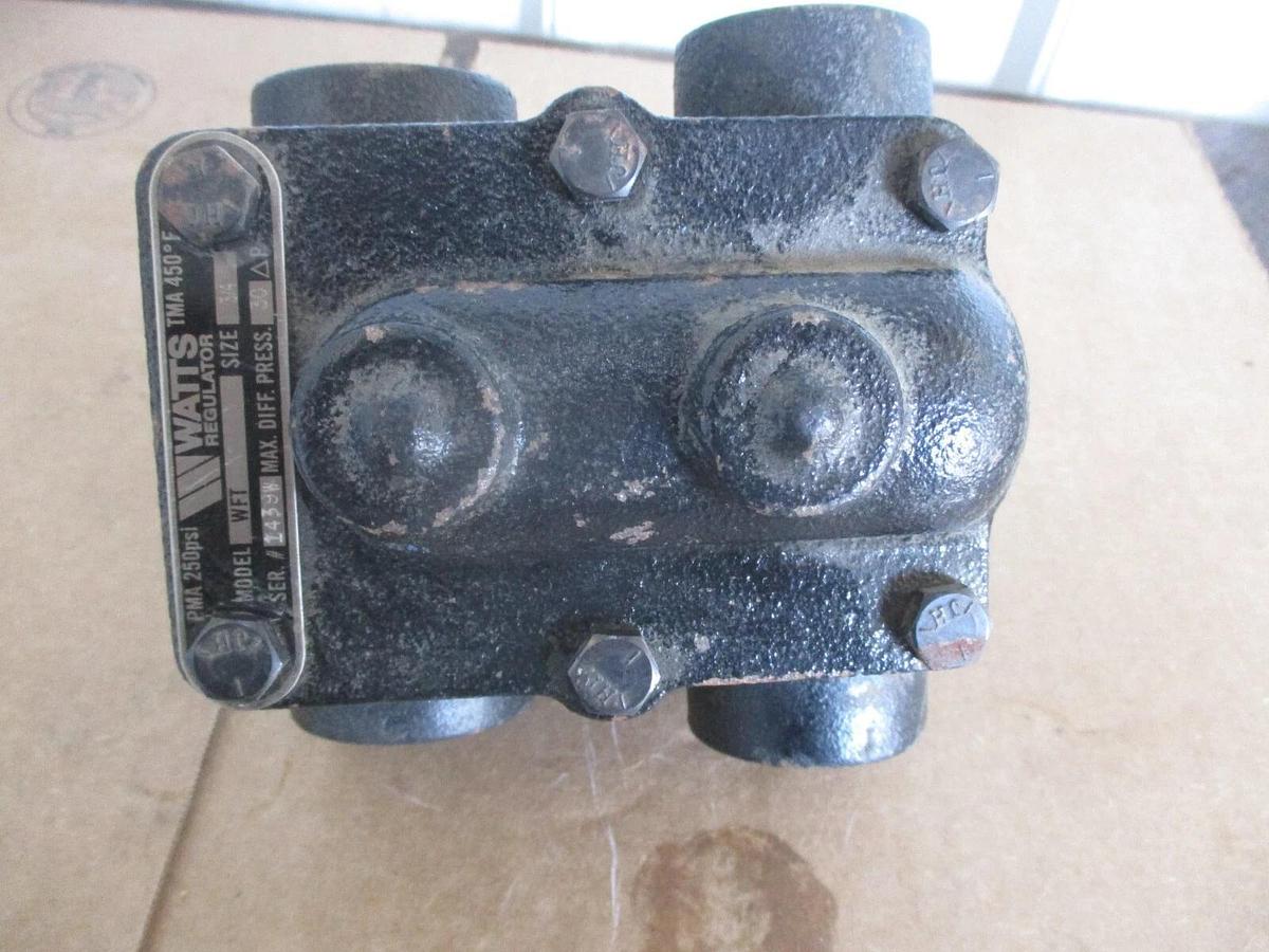 Used WATTS REGULATOR WFT 3/4" FLOAT & THERMOSTATIC STEAM TRAP, #115135J NEW