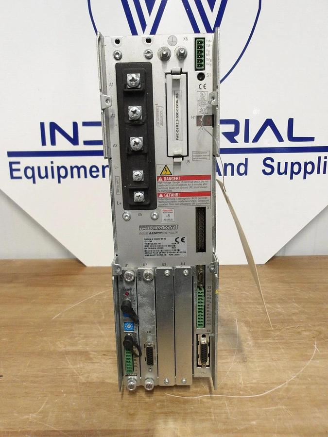 Used REXROTH INDRAMAT DDS02.2-W200-BE32-01-FW SERVO DRIVE CONTROLLER, #218310G NEW