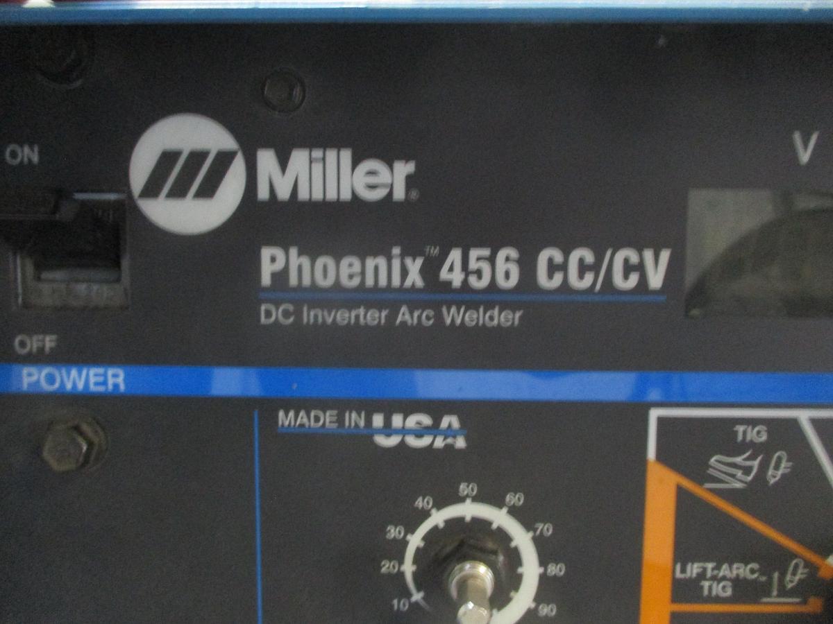 Used MILLER PHOENIX 456 CC/CV DC INVERTER ARC WELDER