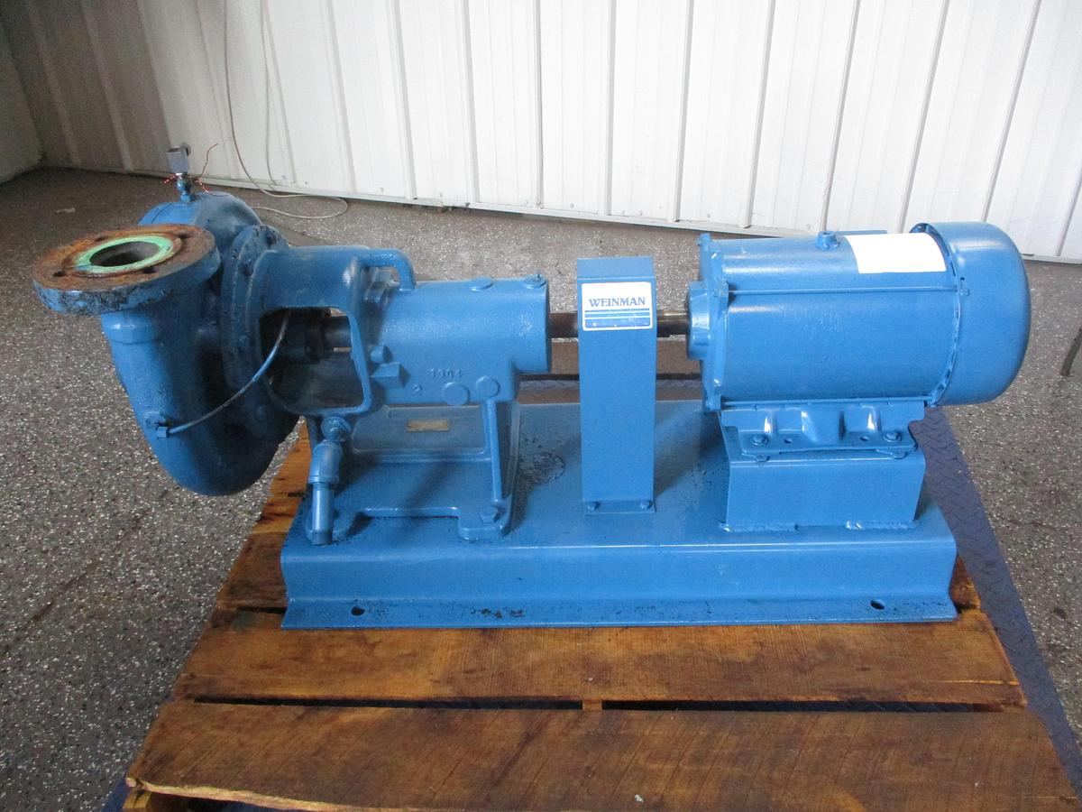 Used WEINMAN 2-1/2" X 3" PUMP WITH MOTOR