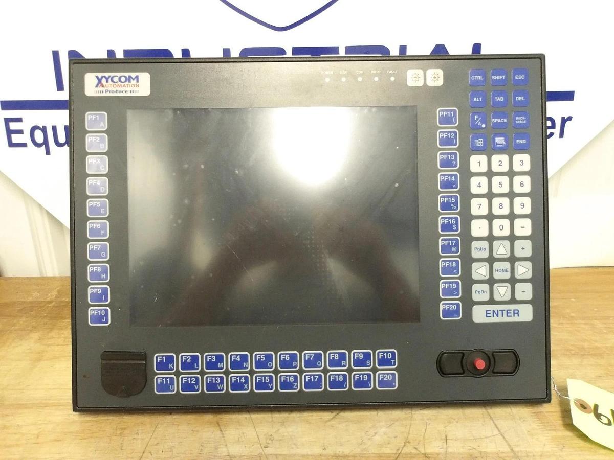 Used XYCOM AUTOMATIOC 4612KPMT PROFACE INDUSTRIAL COMPUTER, #6131027G PARTS ONLY