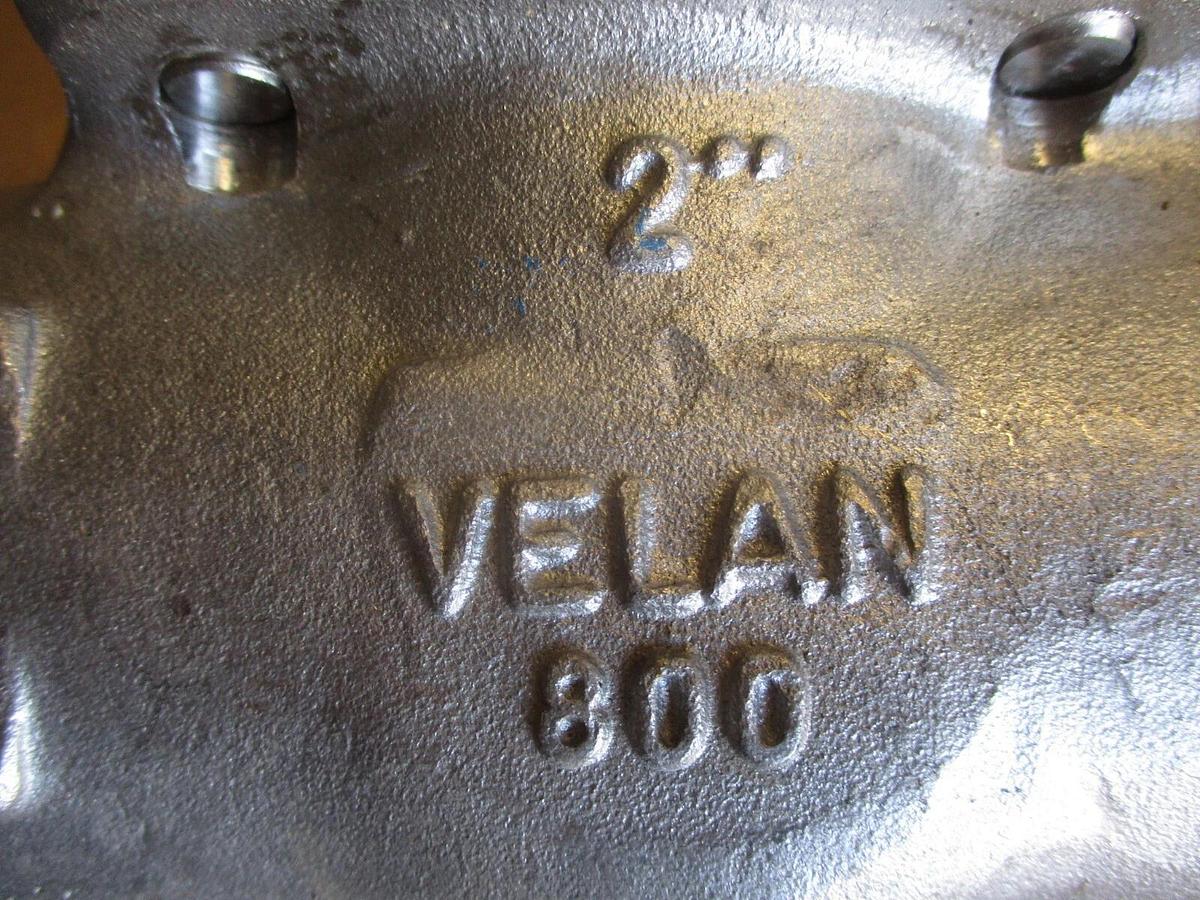 Used VELAN 2" STAINLESS GATE VALVE, #671027J NEW