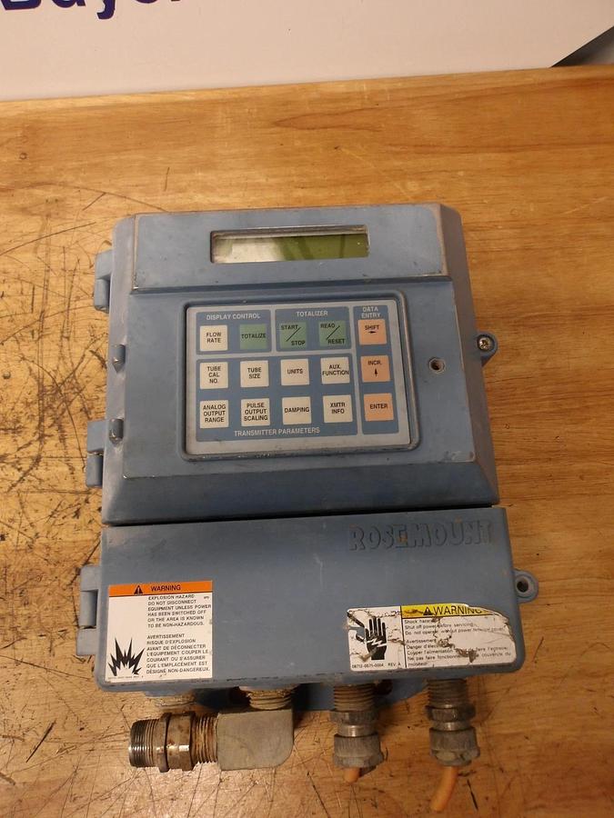 Used ROSEMOUNT 8712HR12NAM4F0227 TRANSMITTER CONTROLLER, #1125957G PARTS ONLY
