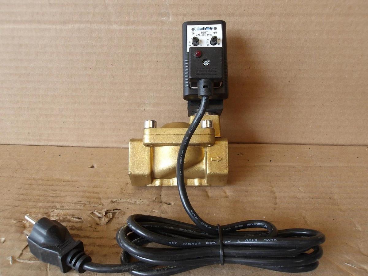 Used AES S3153 TIME DELAY SOLENOID VALVE 1", #851156G NEW