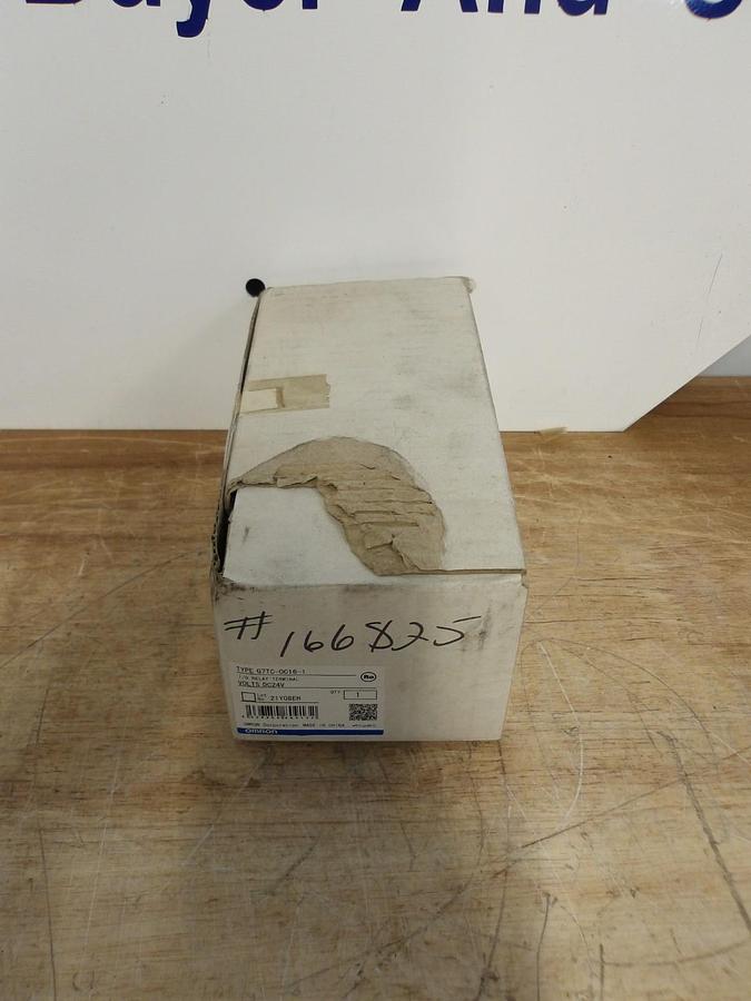 OMRON G7TC-0C16-1 RELAY TERMINAL, 24 VDC, #4281038G NIB