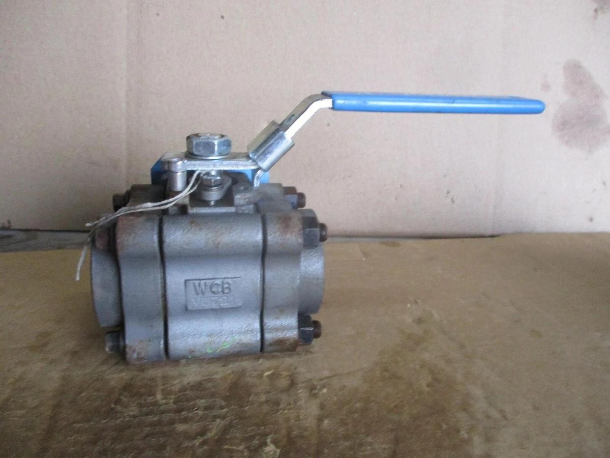 Used JAMESBURY 1" STEEL BUTT-WELD BALL VALVE, #68857J NEW
