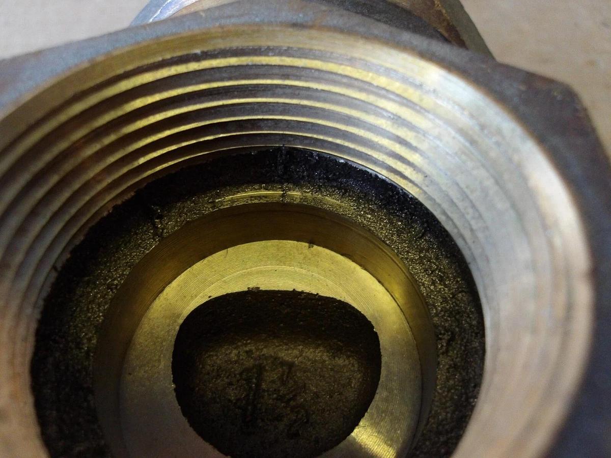 Used POWELL 1-1/2" BRASS GATE VALVE 375 (LOT OF 3) #710915G NEW