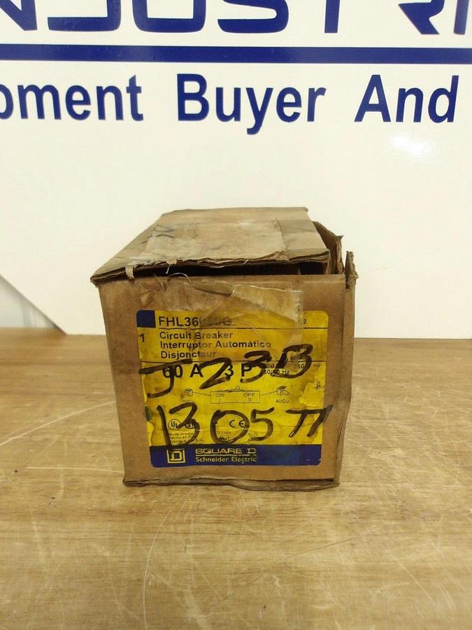 SQUARE D 60 AMP BREAKER 600/250 V, #2211025G NIB