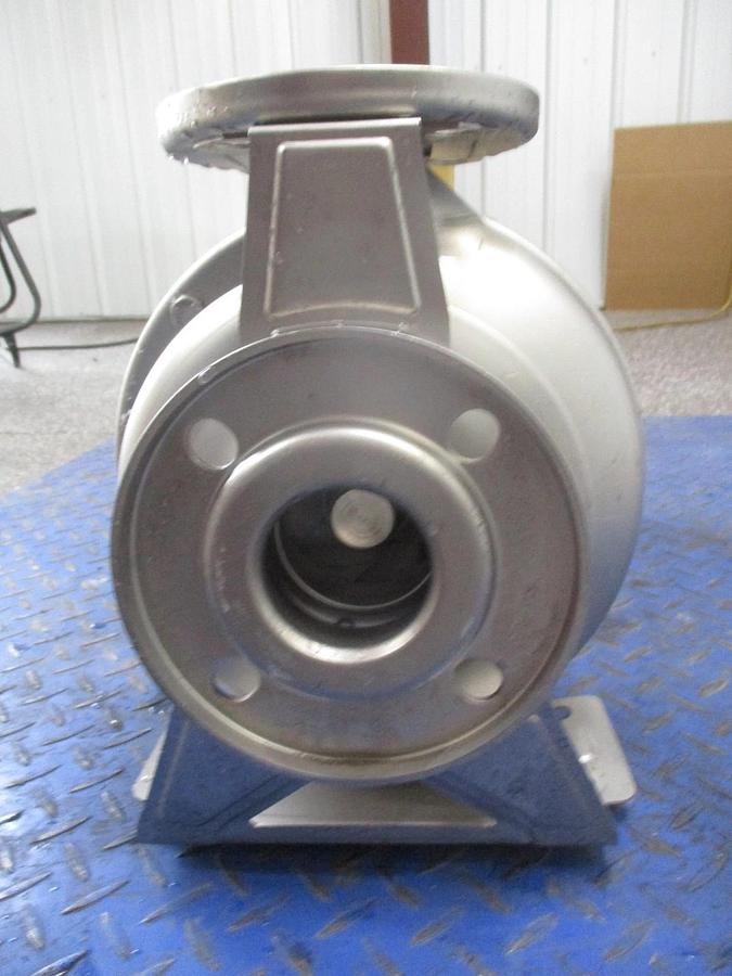 Used EBARA 2" X 2-1/2" STAINLESS 15 HP PUMP, #6121022J NEW