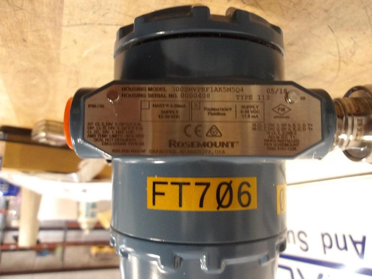 ROSEMOUNT 3051 FLOW METER 3" S/S, #92220G NIB