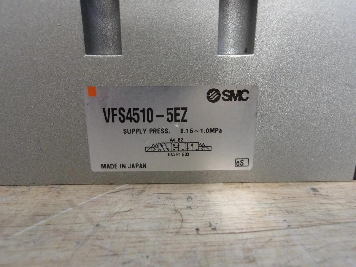 Used SMC VFS4510-5EZ PNEUMATIC SOLENOID VALVE, #691150G NEW