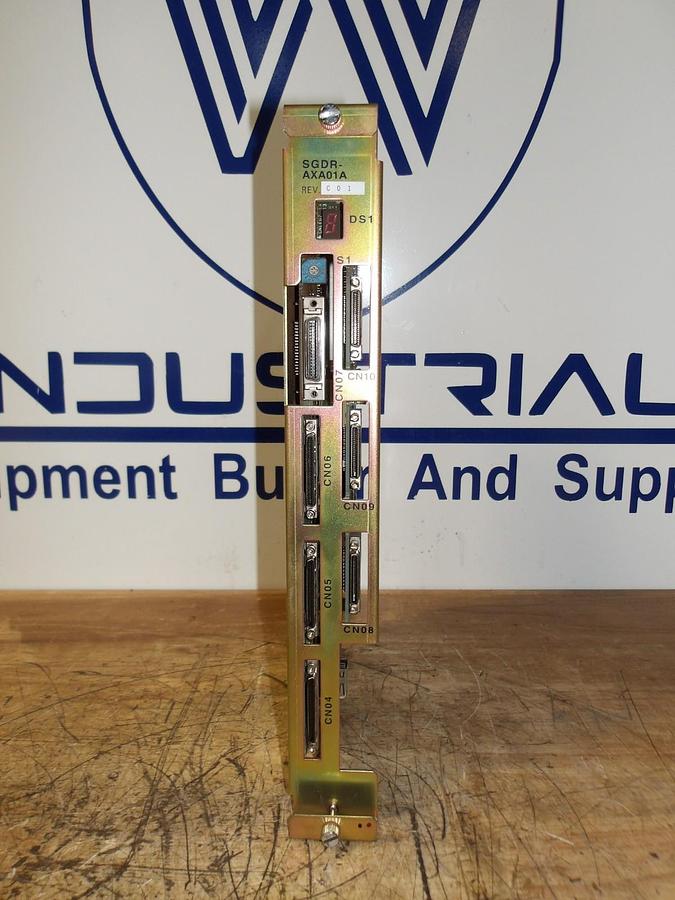 Used YASKAWA SGDR-AXA01A SERVO AXIS CONTROL, #116125G USED