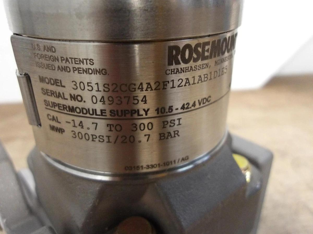 ROSEMOUNT 3051 PRESSURE TRANSMITTER, #93900G NIB