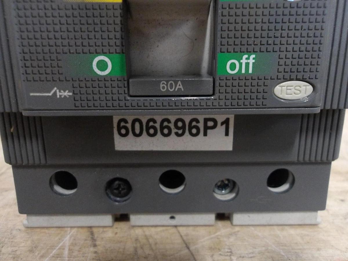 ABB SACE T3S225 60 AMP SWITCH, #641210G NIB