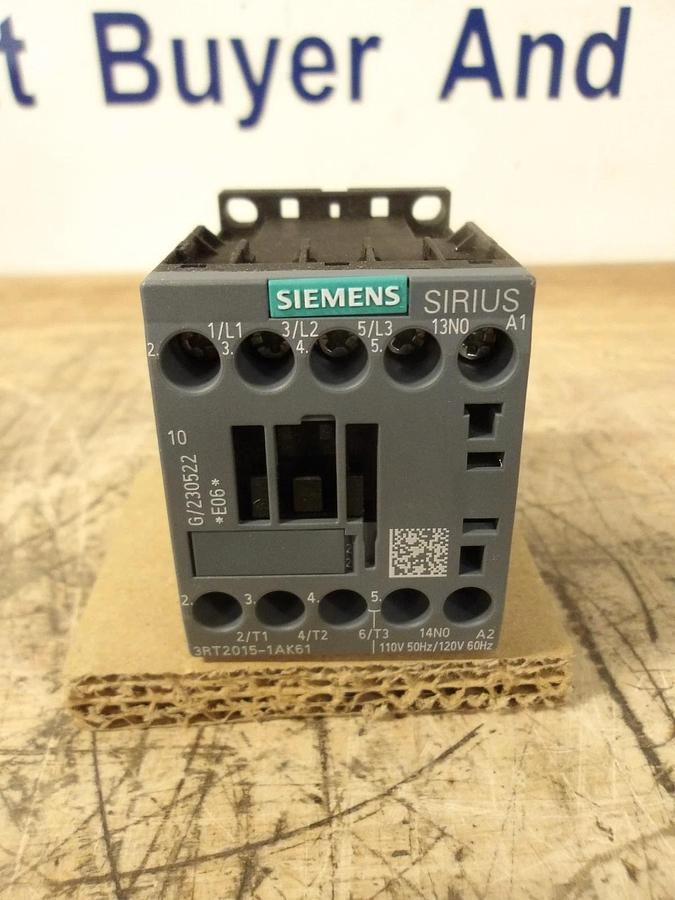 SIEMENS 7 AMP CONTACTOR 110/120 V (LOT OF 4) #79945G NIB