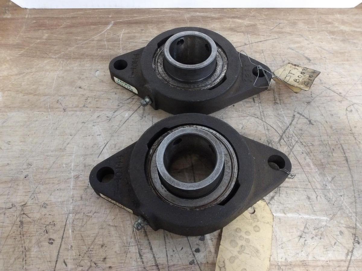 Used FAFNIR SCJT SIDEMOUNT BEARING 1-7/16" (LOT OF 2) #98128G NEW