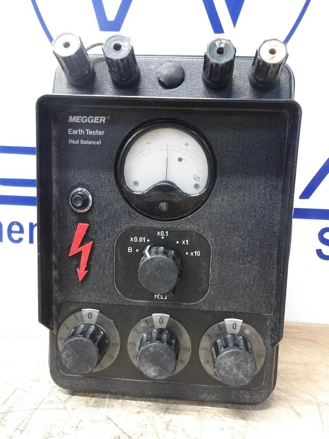 Used BRIDDLE MEGGER 250241 EARTH TESTER, #317143G USED