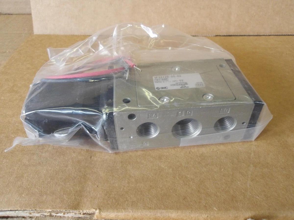 Used SMC VFS3120-5G-03 PNEUMATIC SOLENOID VALVE, #913915G NEW