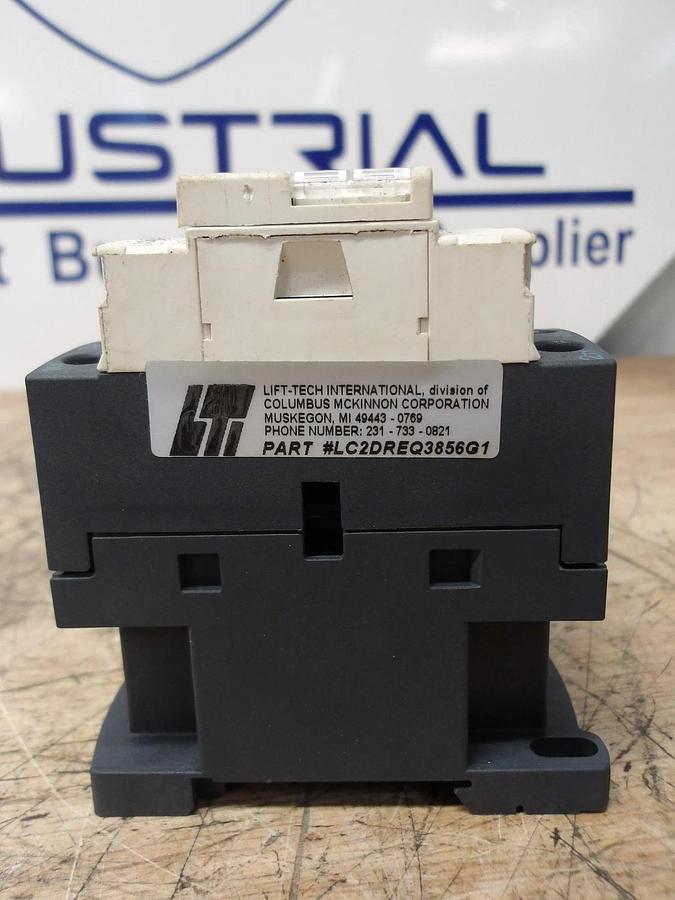 Used SCHNEIDER ELECTRIC LC1D12 CONTACTOR, #411203G USED
