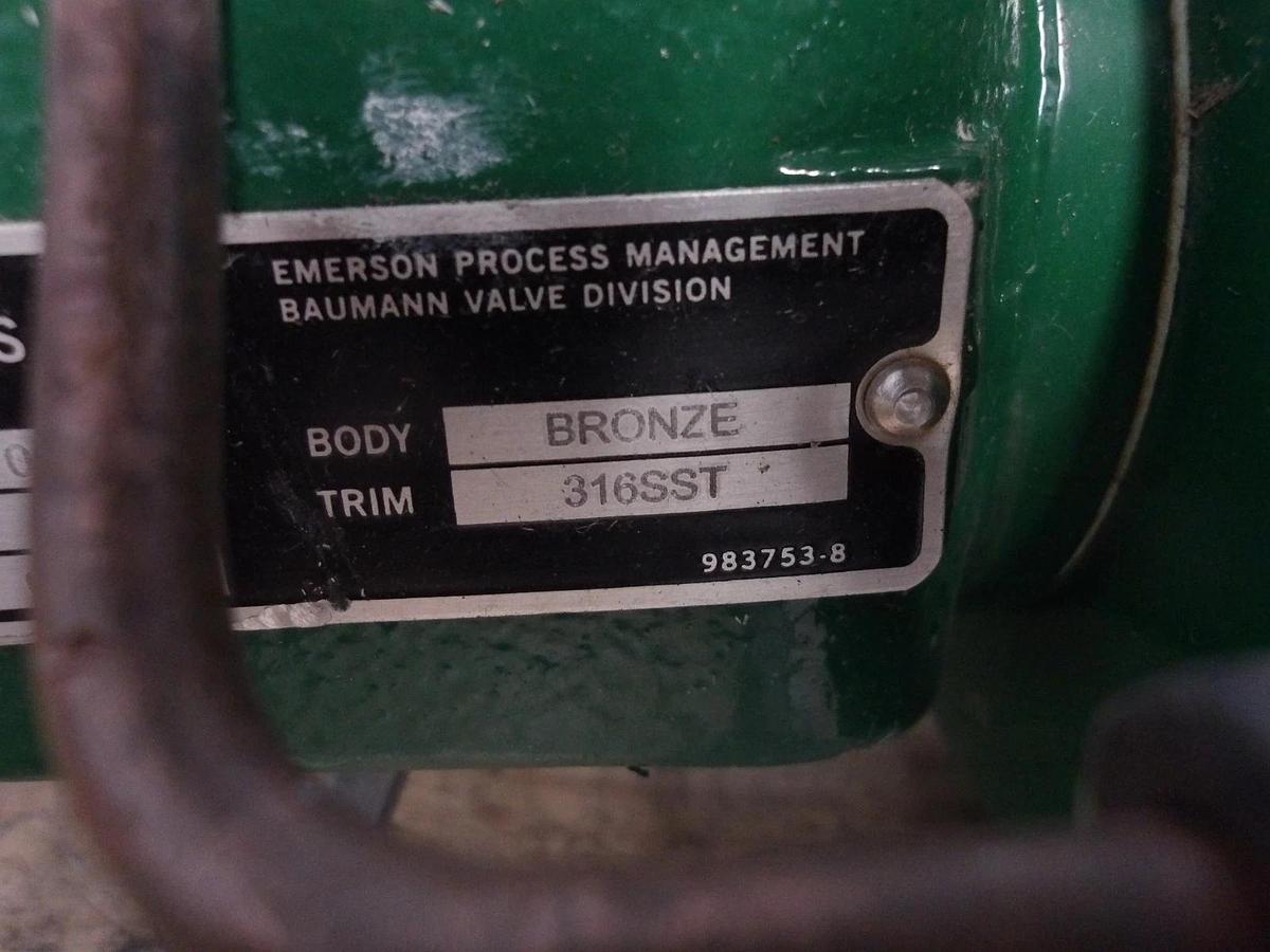 Used FISHER 3/4" BRASS CONTROL VALVE 32.24588, #101217G USED