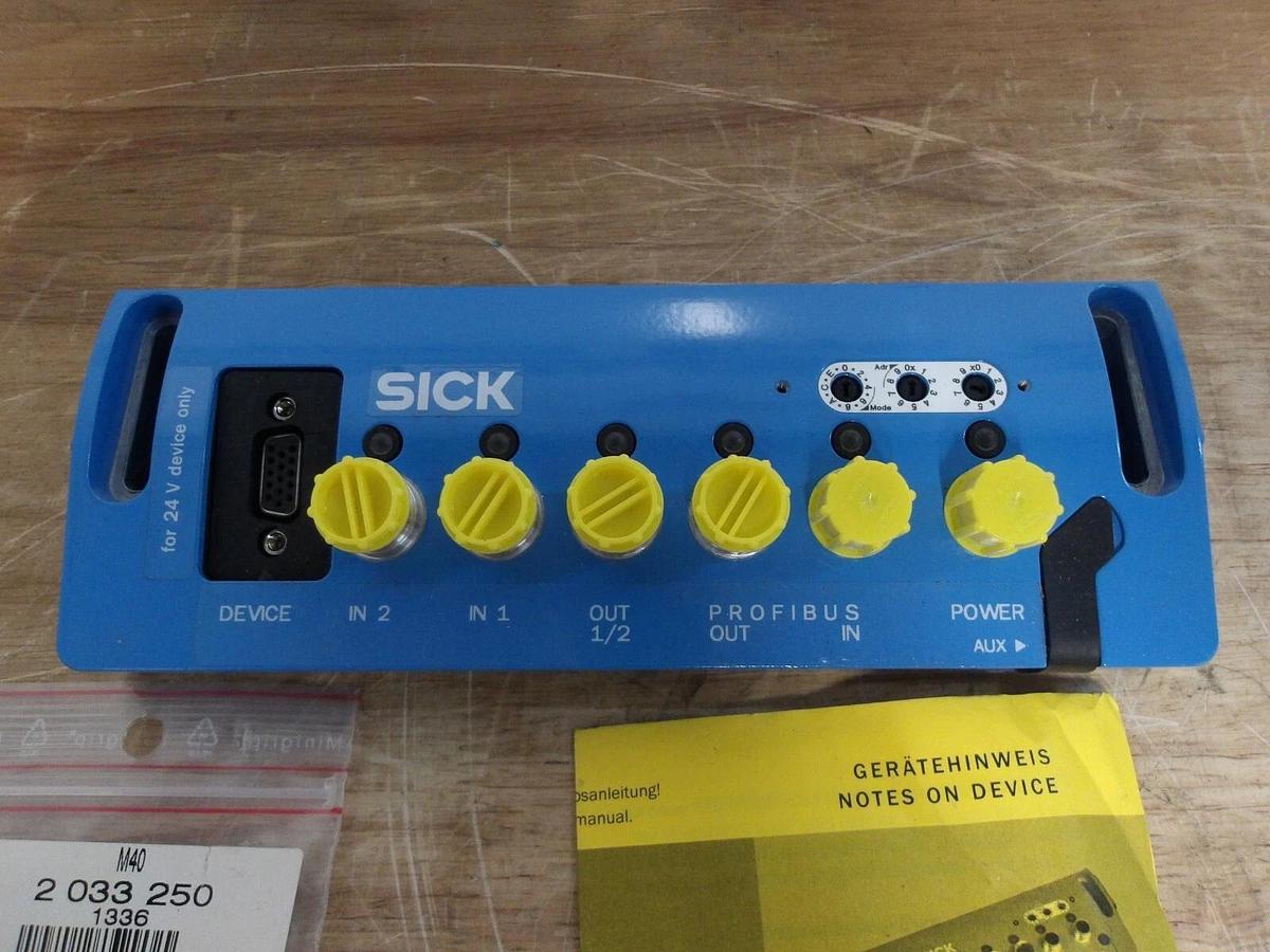 Used SICK CDF600-0100/1041251 MODULAR CONNECTION MODULE, #319750G NEW