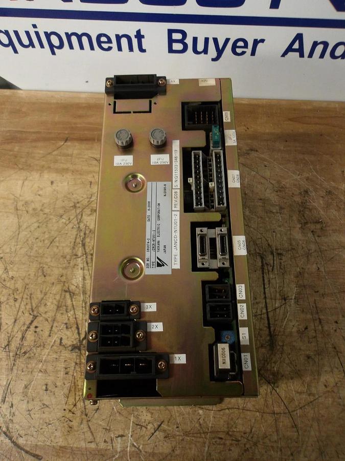 Used YASKAWA JZRCR-NTU01-2 BRAKE RELEASE SERVO CONTROLLER, #171043G USED