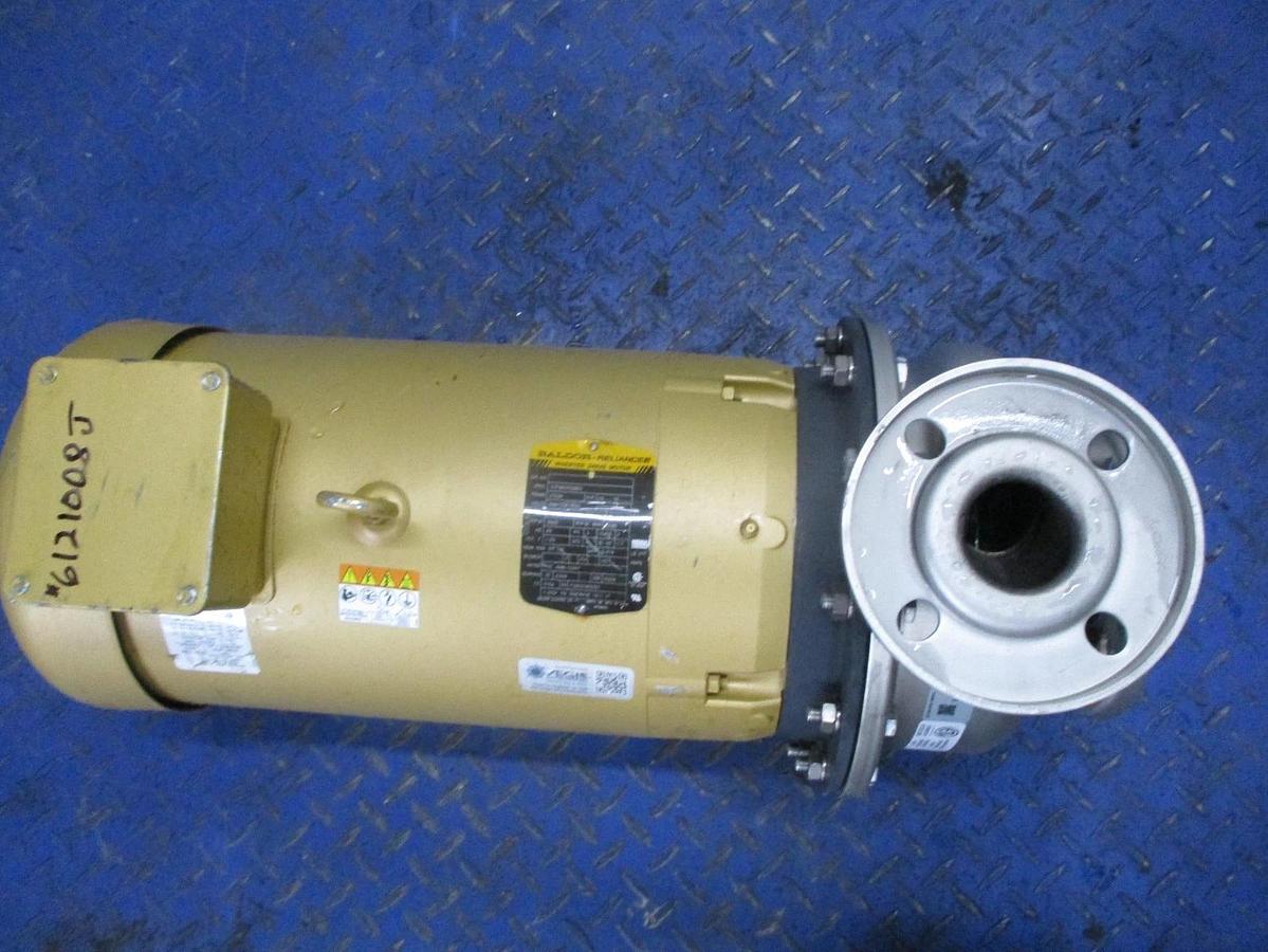 Used EBARA 2" X 2-1/2" STAINLESS 15 HP PUMP, #6121008J NEW