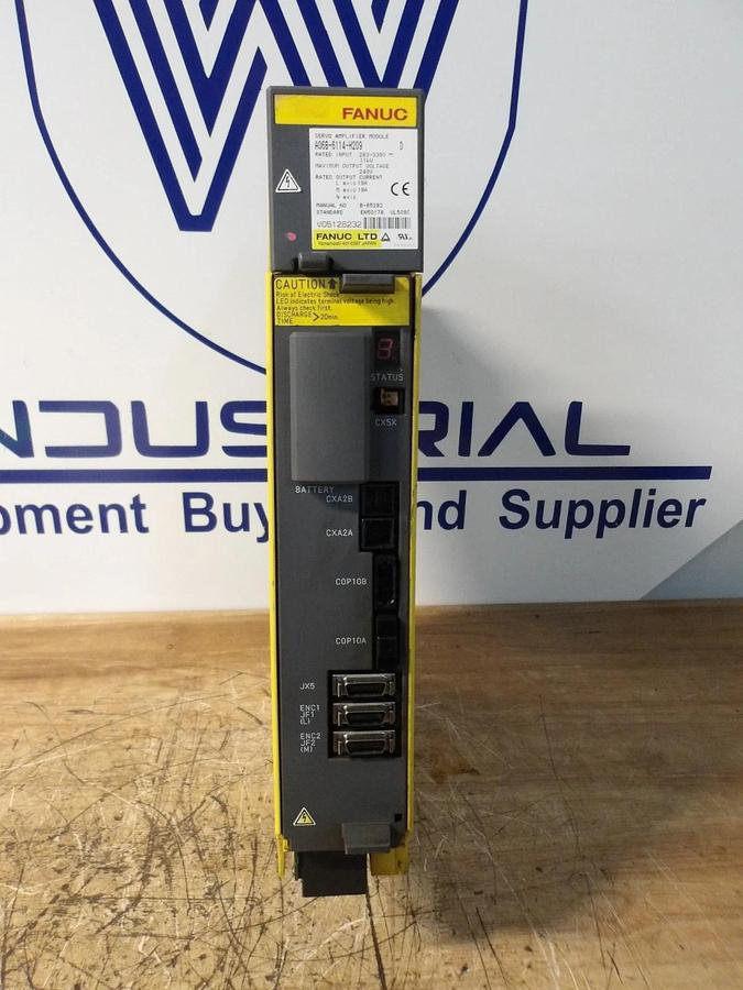 Used FANUC A063-6114-H209 SERVO AMPLIFIER MODULE, #1218316G USED