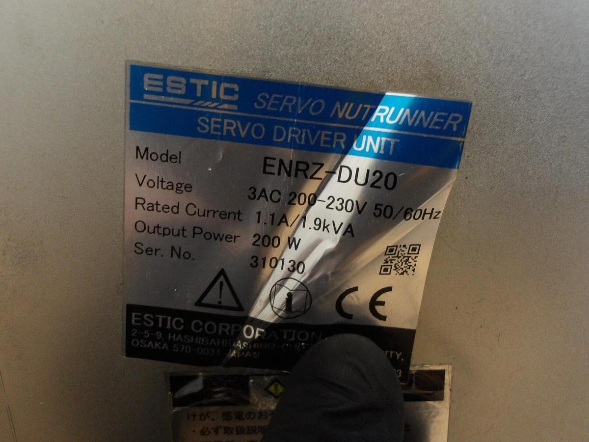 Used ESTIC ENRZ-DU20 SERVO DRIVER UNIT, #311213G REMANUFACTURED