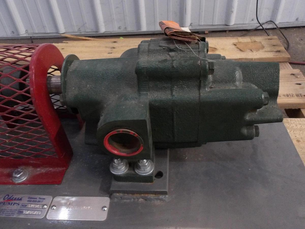 Used ROPER 1-1/2" PUMP W/ 5 HP MOTOR, #11111108GJW NEW