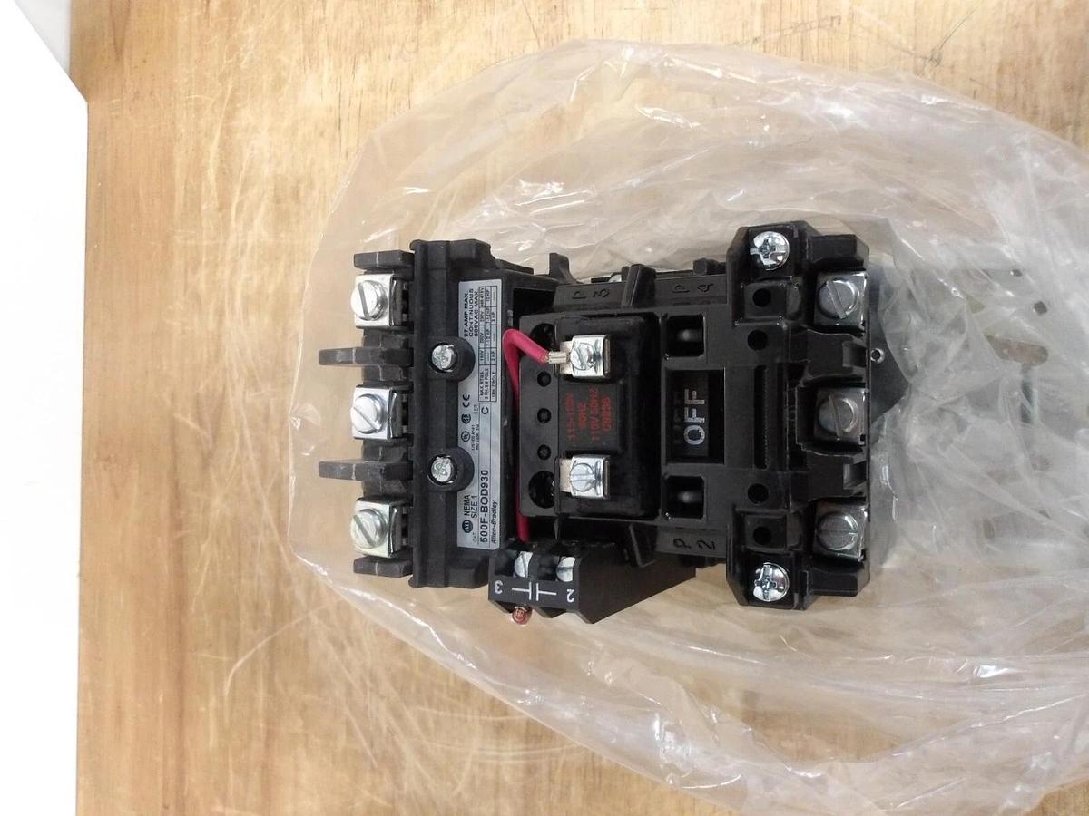ALLEN BRADLEY SIZE 1 STARTER 500-B0D930, #317220G NIB