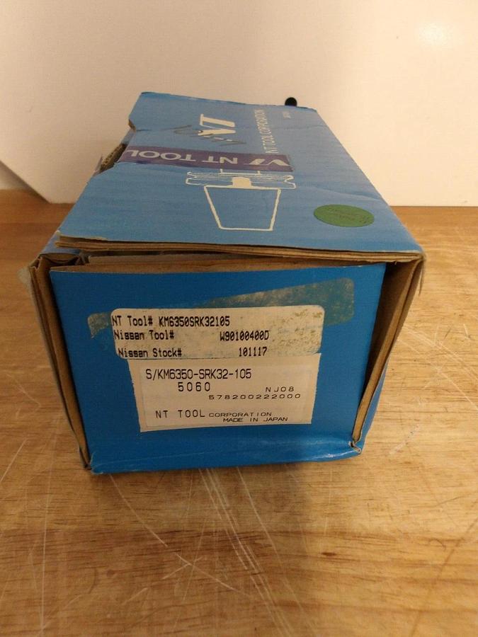 NT S/KM6350-SRK32-105-5060 MACHINE TOOL HOLDER, #314303G NIB