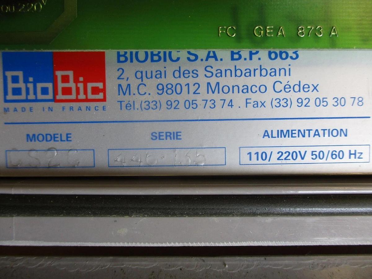 Used BIOBIC MONACO 446-135 CONSISTENCY SENSOR CS2C, #710210J USED