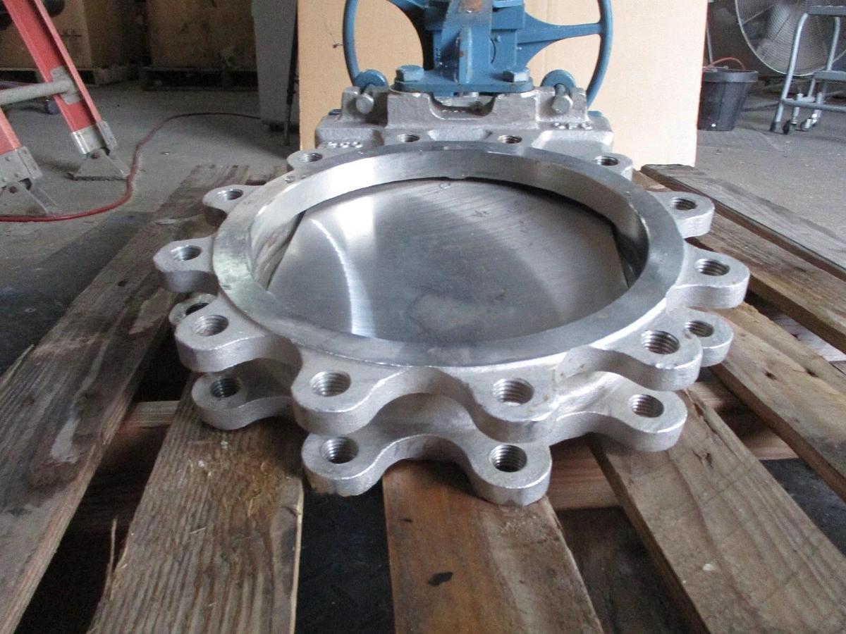 Used SARTELL 10" STAINLESS KNIFE GATE VALVE, #931150J NEW