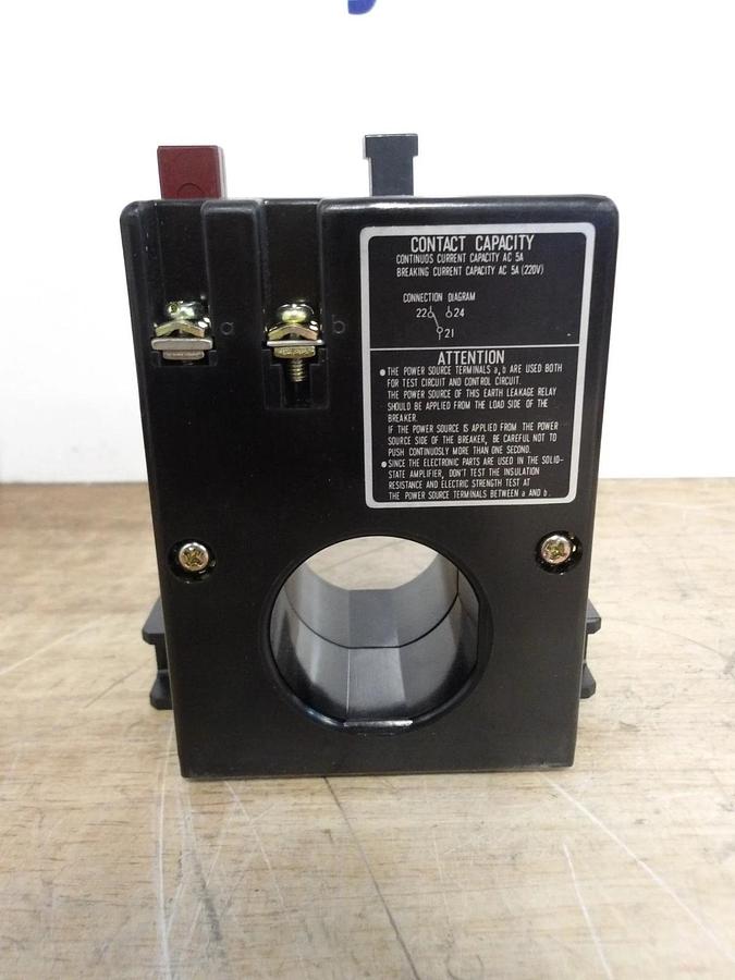 FUJI EARTH BRR29N-01S LEAKAGE RELAY, #521241G NIB