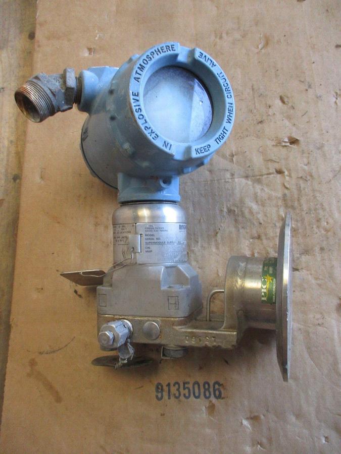 Used ROSEMOUNT 3051 PRESSURE TRANSMITTER, #971143J USED