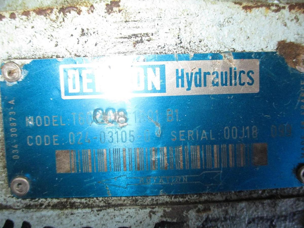 Used DENISON T6C HYDRAULIC PUMP, #422255J PARTS ONLY