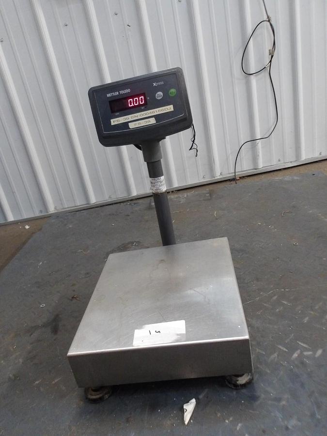 Used METTLER TOLEDO XPRESS DIGITAL SCALE XBL60R-X1D, #812248G USED