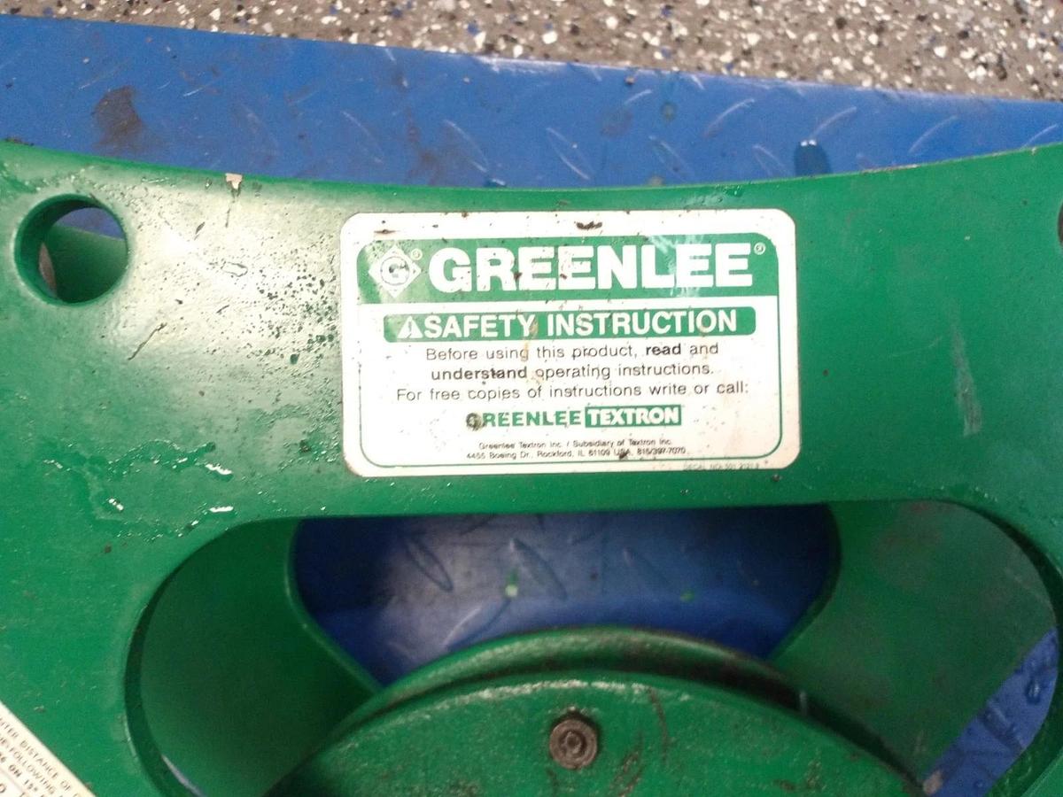 Used GREENLEE 880 LIGHT WEIGHT HYDRAULIC BENDER, #3101236G USED
