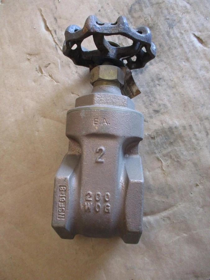 Used MATCO 2" BRASS GATE VALVE, #917345J NEW