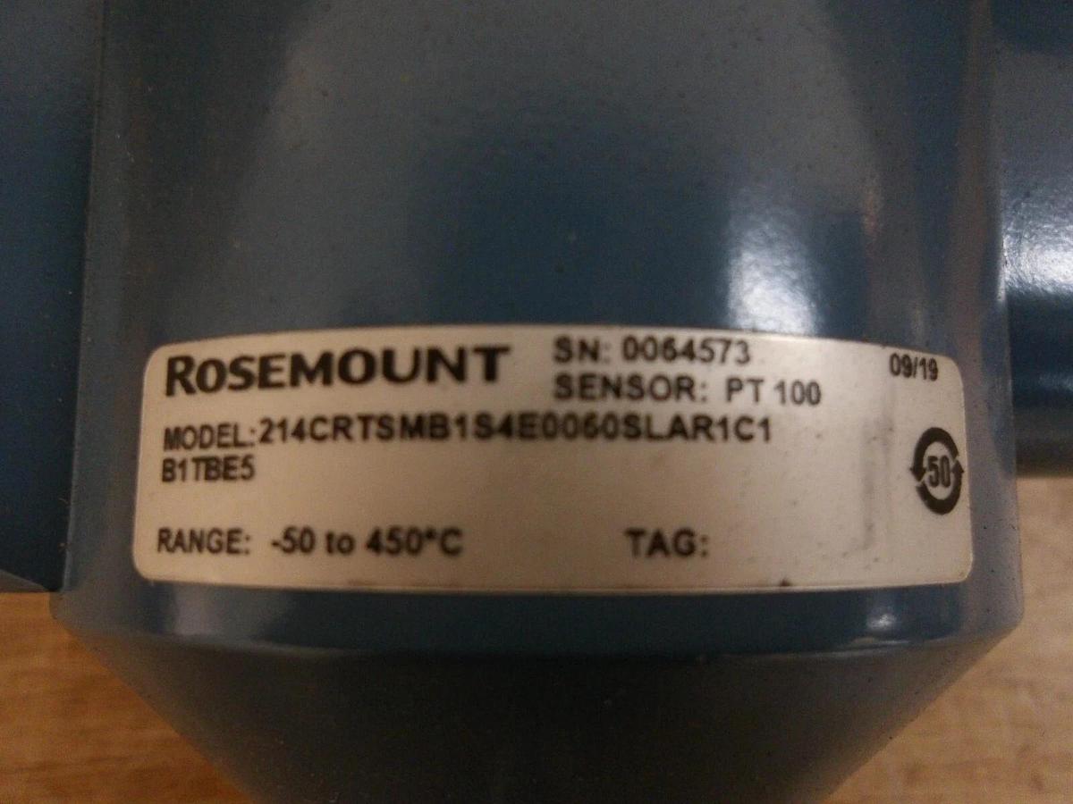 ROSEMOUNT 214C SENSOR TRANSMITTER, #318951G NIB