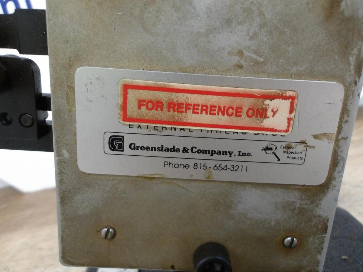 Used GREENSLADE X12E-1000 THREADED INSPECTION TOOL, #814209G USED