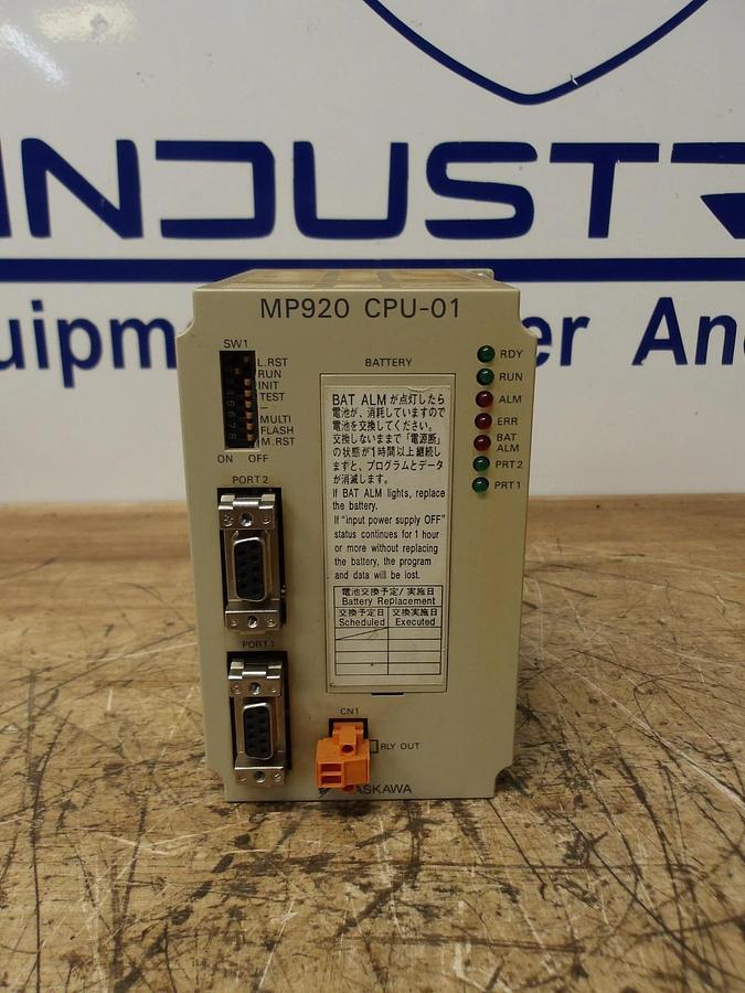 Used YASKAWA MP920 CPU MODULE JEPMC-CP200, #1229900G USED