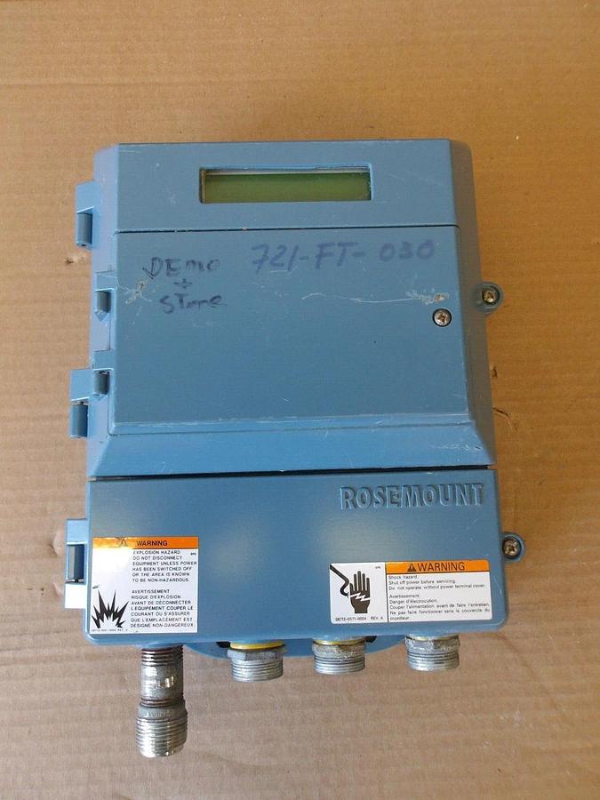 Used ROSEMOUNT 8712 TRANSMITTER, #627141G USED