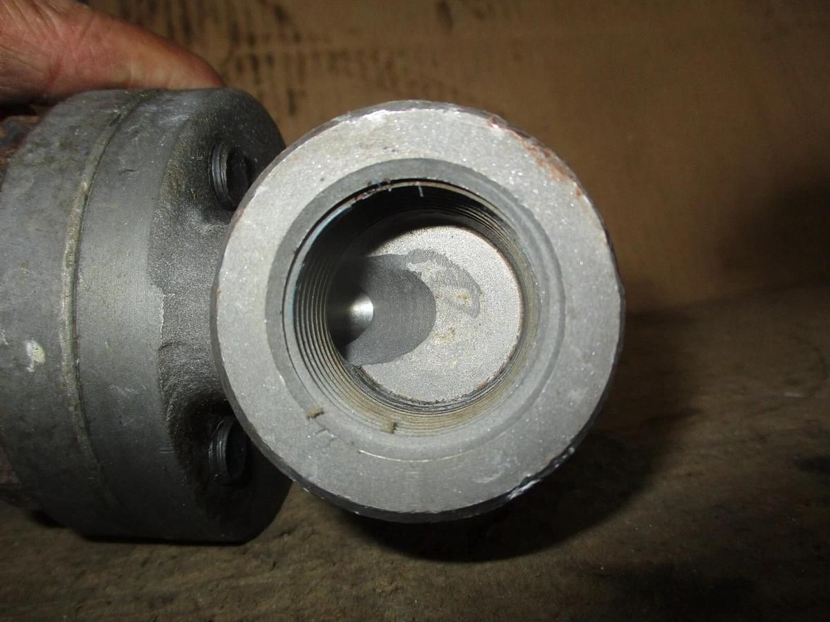 Used BONNEY FORGE 1" IRON GATE VALVE (THREADED) #78140J NEW
