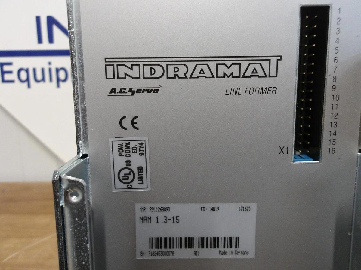 Used REXROTH INDRAMAT NAM1.3-15 AC LINE FORMER, #210240G NEW