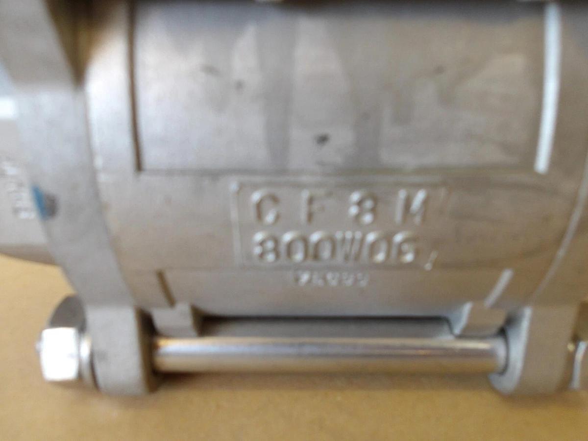 Used BONONI 2-1/2" S/S BALL VALVE, #671230G NEW