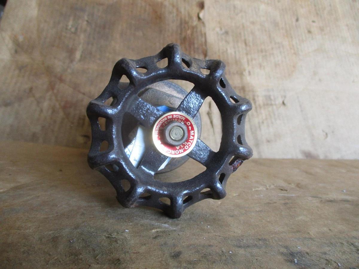 Used MATCO 2" BRASS GATE VALVE, #917353J NEW