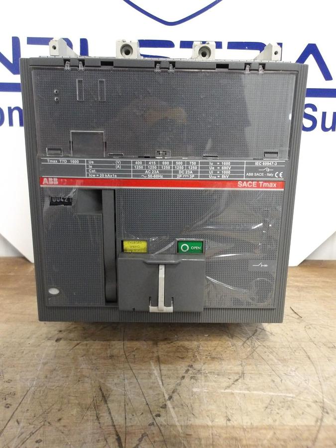 Used ABB SACE TMAX T7D - 1600 CIRCUIT BREAKER, #910309G USED