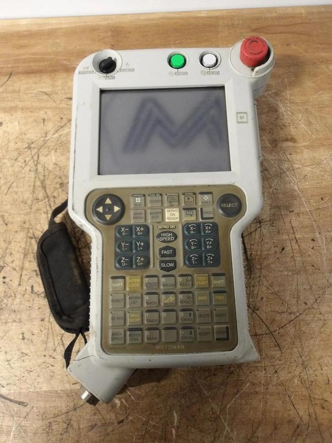 Used YASKAWA JZRCR-NPP01 TEACH PENDENT, #1219238G USED (AS IS)